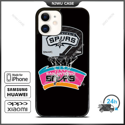 San Antonio Spurs 2 Phone Case for iPhone 14 Pro Max / iPhone 13 Pro Max / iPhone 12 Pro Max / XS Max / Samsung Galaxy Note 10 Plus / S22 Ultra / S21 Plus Anti-fall Protective Case Cover