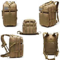 50L Mens Army Tactical Waterproof Camping Backpack Military Climbing Trekking Rucksack Outdoor Sport Pack For Male Female Women