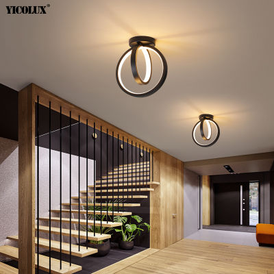 Dimmable Round New LED Modern Chandeliers Lights Living Study Room Bedroom Aisle Corridor Indoor Lighting Lustre Lamps AC90-260V