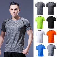 Men 39;s Running T-Shirts Quick Dry Breathable Sport T-Shirts Fitness Gym Running Shirts Reflective Shirts Men 39;s Jersey Sportswear