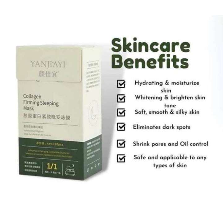 Original YANJIAYI Collagen Firming Sleeping Mask Hydrating Moisture