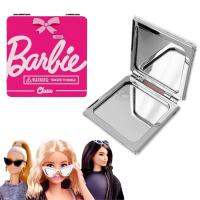 Portable Lovely Barbie Folding Handheld Mirror Glass Lady Student Cute Anime Makeup Accessories Bowknot Cosplay Girls Decoration W7Q0