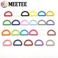 【CW】 50Pcs Plastic D Buckle 15-38mm Colorful Clasp Luggage Webbing Sewing Accessories