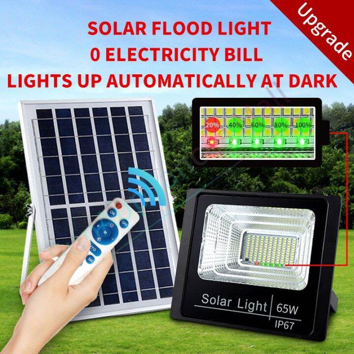 Solar light 300W 200W 120W 65W 45W 35 Watts Lamp led lights Solar Panel