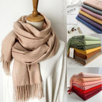 ผ้าคลุมไหล่ ผ้าแคชเมียร์ Cashmere ของใหม่ สภาพดี!! 255g ขนาด200x70cm