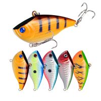 【cw】 Fishing 55mm Slow Sinking/Sinking VIB Lipless Lures Hard Baits Crankbait Jointed Wobblers ！