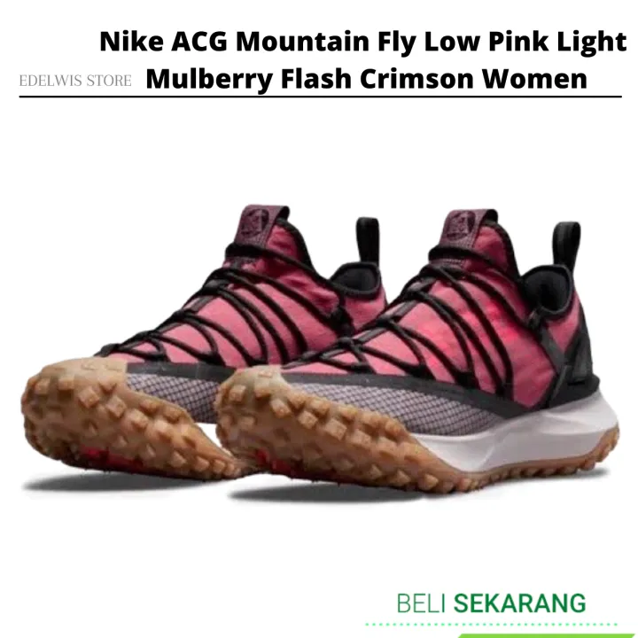 pink hiking shoes