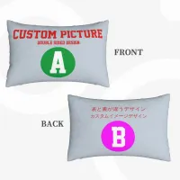 DIY Pillowcase Double Sided Design 50x35CM 60x40CM 75x50CM