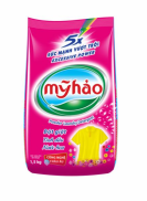 Bột giặt Mỹ Hảo Trắng Sạch Tinh Dầu Nước Hoa 5X Sức Mạnh Vượt Trội 1.5kg