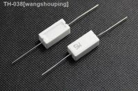 ☬ 10PCS 5W 0.47R 0R47 /-5 Cement resistor 0.47 ohm