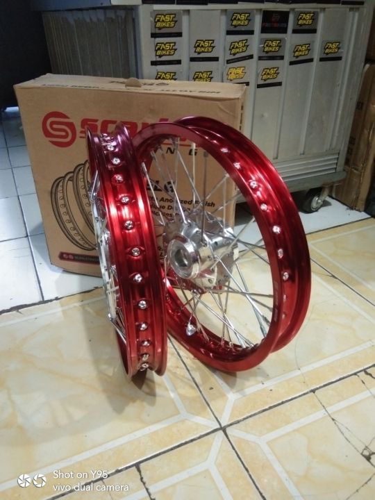 Velg Jari Jari Ring 14 140x160 Merk Scarlet Buat Motor Mio Soul Mio Sporty Mio Smile Xride 5082