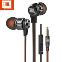 หูฟังชนิดใส่ในหู หูฟังJBL T180A Stereo In-Ear Earphone Running Sports Handsfree Calls with Mic 3.5mm Wired Earbuds Pure Deep Bass Game Music Headset ( หูฟัง , เครื่องเสียง ) T180A Wired In-Ear Earphone in-Ear Headphons หูฟังชนิดใส่ในหู หูฟังแบบมีสาย