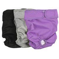 Leak Proof Big Dog Waterproof Magic-Velcro Sticks Period Brief for Mother Dog Breathable Period Panties