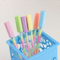 【✴COD✴】 mao940 ปากกาสีชอล์กน้ำน่ารัก4ชิ้น/ล็อต6สีที่แตกต่างกันปากกาเจลสำหรับเครื่องเขียนสำหรับเด็ก