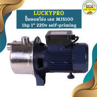 Luckypro ปั๊มหอยโข่ง เลส MJS100 1hp 1" 220v self-priming