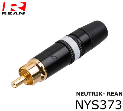 Neutrik REAN NYS373-9 RCA Male Plug White Color ตัวผู้สีขาว