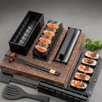 Sushi Maker Kit Sushi Roller Making Machine Kitchen Sushi Roller Rice Mold Nori Seaweed Meat Rolling Bento Tool Accessories