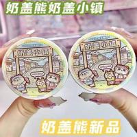 ☄ new Small mochi hand account tape whole roll set girl cartoon cute character hand account material meat ball wind diy sticker