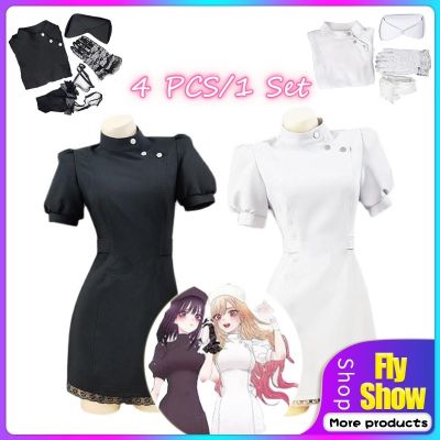 ▫◑ My Dress-Up Darling Marin Kitagawa Demon Black Dress Maid Dress Cosplay Anime Black and White Nurse Uniform Sexy Dress