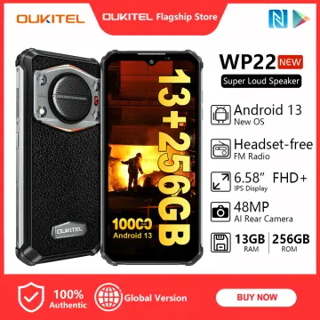 Oukitel WP22 Rugged Smartphone Android 13 8GB+256GB 10000mAh 48MP Camera  6.58