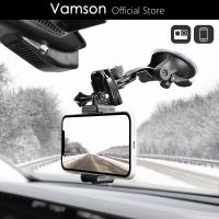 E Vamson For Go Pro 11 10 Essories Mobile Phone Car Bracket Glass Suction Cup For Insta360 X3 One X2 For SJCAM DJI OSMO Action