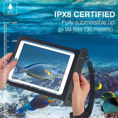 「Enjoy electronic」 Universal Waterproof Tablet Case For iPad Air 5 10.9Samsung Tab S4/ S3/ S2/Tab A 9.7 Diving Swimming Dry Bag Underwater Case