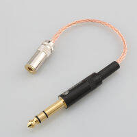 Audiocrast Single Crystal Copper 6.35mm TRS 3pin Male to 4.4mm Balanced Female Audio Adapter Cable 14 6.35 to 4.4