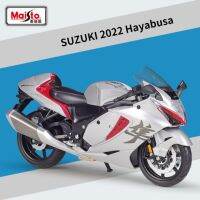 Maisto 1:12 SUZUKI Hayabusa โช้คอัพโมเดลมอเตอร์ไซค์อัลลอย2022แข่งรถจักรยานยนต์ของเล่นแบบชุดสะสมรถยนต์ของขวัญวันเกิดสำหรับเด็ก