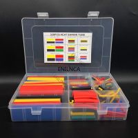 328PCS Polyolefin Insulation Heat Shrink Tubing Tube Sleeve Wrap Wire Assortment Shrinkable Tube Wrap Wire Cable Sleeves Set Hot Cable Management