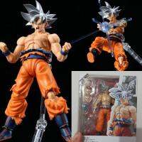 D Ragon B All Z ซูเปอร์รูปที่มีผมสีขาว Son Goku รูปการกระทำ D Ragonball Migatte ไม่มีคุ16เซนติเมตรของเล่นรุ่นชั้นวางหนังสือตกแต่ง