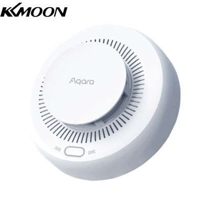KKmoon Aqara เครื่องตรวจจับควันอัจฉริยะ Zigbee Fire Alarm Monitor การแจ้งเตือนเสียง Home Security APP รีโมทคอนโทรล