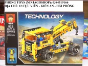 [Giá hủy diệt] Lắp ráp xếp hình Lego City 828 829 XE CẨU HẠNG NẶNG VÀ MÁY XÚC CÔNG TRÌNH (khách chat chọn mẫu)