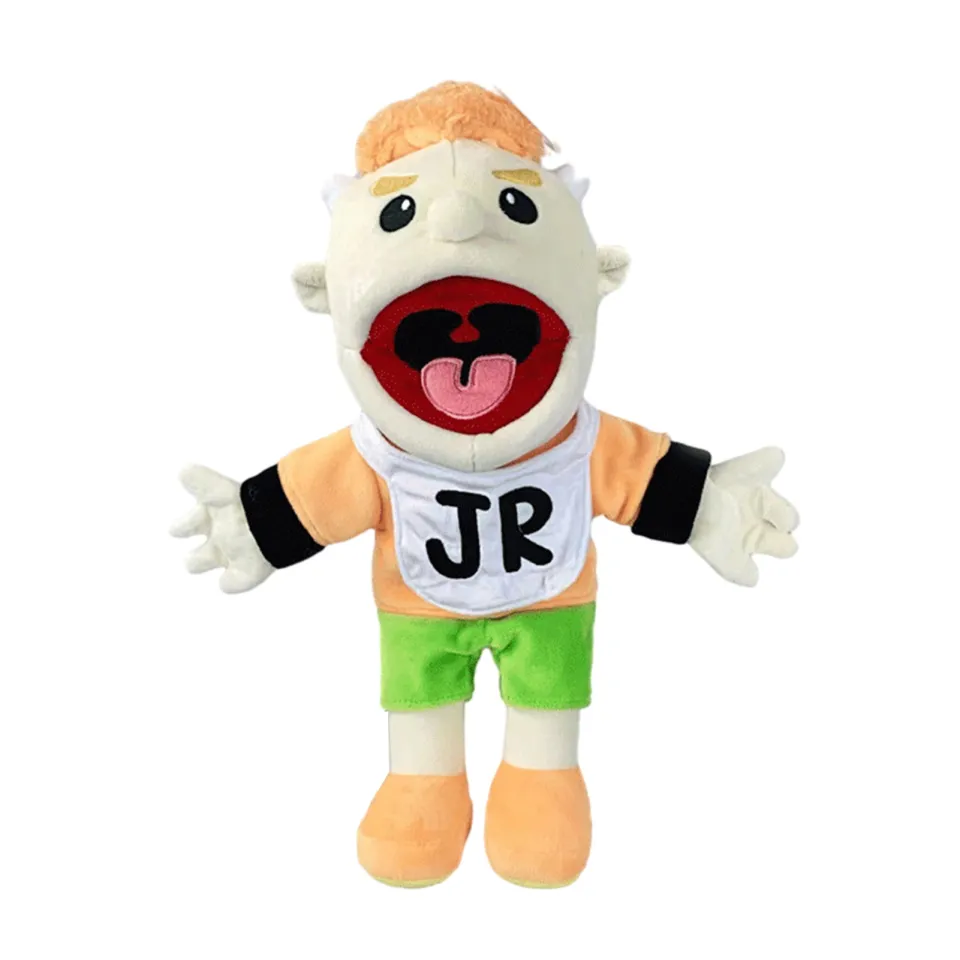 Cheap Jeffy Hand Puppet Toy with Removable Tops Shoes Adventure Game Figure  Doll Plushies Parent-child