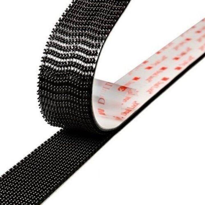 1meters-dual-lock-sj3550-reclosable-fastener-tape-mushroom-self-adhesive-tape-black-color-type-250-hook-and-loop-magic-tape