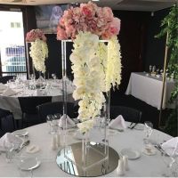 【hot】❣☂⊕  2/5/10 pcs Acylic Floor Vase Table Centerpiece Marriage Floral Columns Wedding Decoration