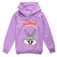 [ในสต็อก] Backwoods Hooded เสื้อกันหนาว Hoodies สำหรับชายหญิงเสื้อผ้าเด็ก3-14ปีฤดูใบไม้ผลิและฤดูใบไม้ร่วงผ้าฝ้ายผสมการ์ตูนแขนยาวกีฬา