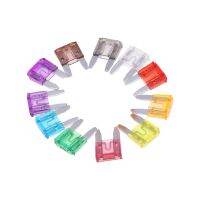 【YF】 10pcs Mini Car Blade Fuses Assortment Set Zinc Auto Fuse Electric with clip