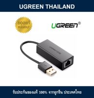 UGREEN USB 2.0 10/100 Mbps Network Adapter--ABS case ABS case Black