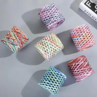2023 200M Natural Raffia Straw Yarn For Knitting Crocheting Paper Threads DIY Handmade Summer Sunhat Beach Bag Freeshipping