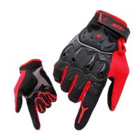 hotx【DT】 Mens Cycling Gloves MTB Motorcycle Accessories Shockproof Mittens Touchscreen Breathable