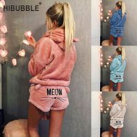 ♧☢ Women Pajamas Set 2019 Autumn Winter Warm Pyjamas Women Fleece Pijamas Femme Sexy Lingerie Cat Pijama Mujer Sleepwear Homewear