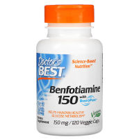 Doctors Best Benfotiamine 150 with BenfoPure 150 mg 120 Veggie Caps