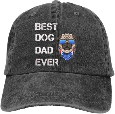 Best Dog Dad Ever Mens Adult Cowboy Hat Hand Wash Cotton Cap Baseball Cap