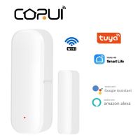 CORUI WiFi Zigbee Smart Door And Window Sensor Door Magnetic Alarm Detectors Compatible With Google Home Alexa Tuya Smart Life Household Security Syst