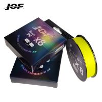 JOF Fishing Line 8x-Strand Braided 150M 300M 500M Japanese Multifilament Pe Wire For Saltwater Durable Woven Thread Tackle