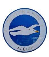 ไบรท์ตันแอนด์ โฮฟ อัลเบี้ยน โลโก้ BRIGHTON &amp; HOVE ALBION เหล็กตัดเลเซอร์ ขนาด 30*30 cm.ใช้สีพ่นรถยนต์ 2 k ทนแดดทนฝน ทนทุกสภาวะอากาศ ขนาดพกพา