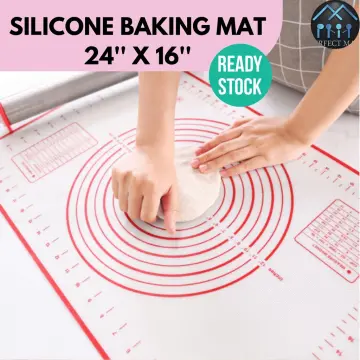 Non-Slip Silicone Pastry Mat Extra Large with Measurements for Silicone  Baking Mat, Counter Mat, Dough Rolling Mat, Oven Liner, Fondant/Pie Crust  Mat - China Silicone Pastry Mat and Silicone Pastry Sheet price