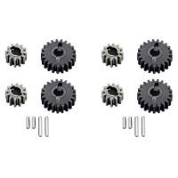 16X for FMS FCX24 Metal Portal Axle Portal Gear Set 21T 12T 1/24 RC Crawler Car Upgrades Parts Accessories