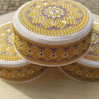 หมวกมุสลิมสำหรับผู้ชาย Freeshipping สวดมนต์หมวก Kufi Embriodery Kippah พิมพ์อิสลามฮิญาบซาอุดิอาระเบียผ้าโพกหัวฤดูร้อนตาข่ายชาวยิว