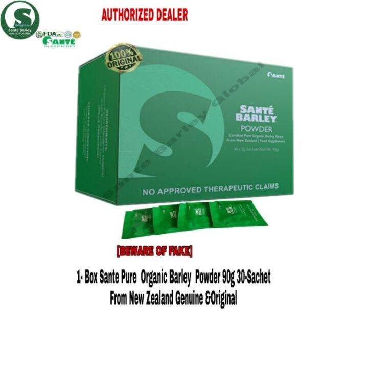 Sante Pure Barley New Zealand 3gms / 30 Sachets AUTHORIZED DEALER